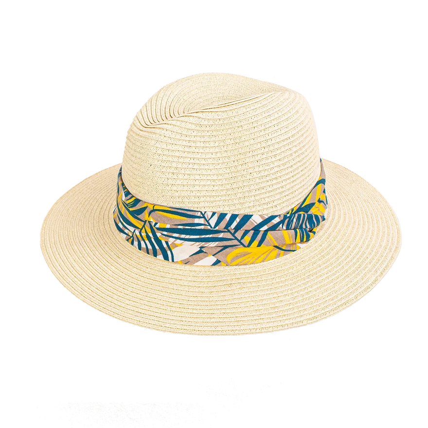 Peter Grimm Sunny - Straw Fedora Hat